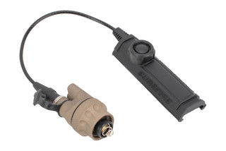 Surefire waterproof tan tailcap and SR07 remote tape switch are designed for the scout lights